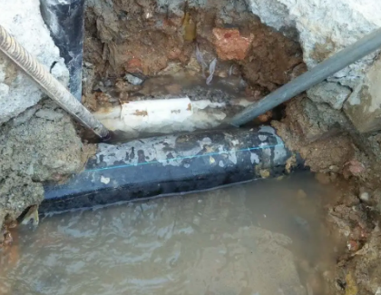 集美测漏水之水管漏水